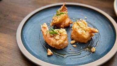 Maple Walnut Prawns