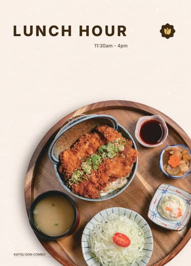 Lunch menu page 1