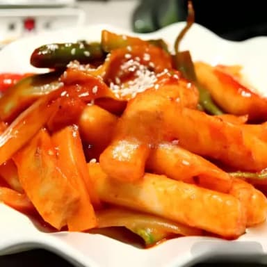 Rose Cream Rice Cake (로제 크림 떡볶이)