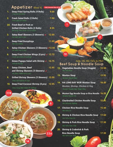 29. Beef Ball Rice Noodle Soup - Pho Bo Vien