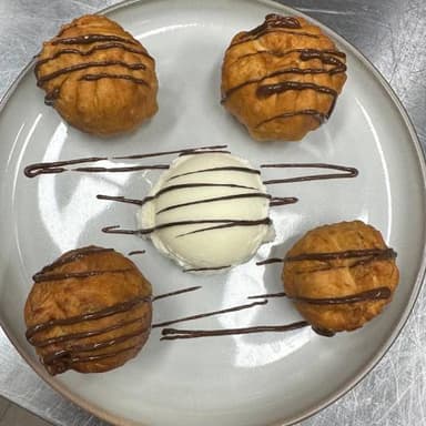 Chocolate Momo w/ Ice Cream