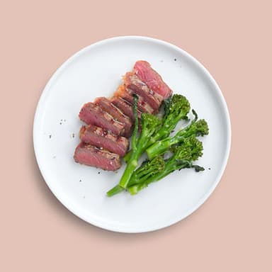 Peanut Crusted Steak