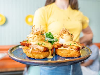 Maple Chili Pork Belly Benny