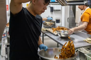 House-cut fries