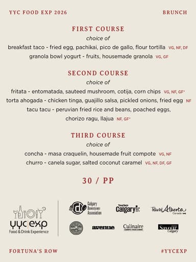 Brunch article / menu reference