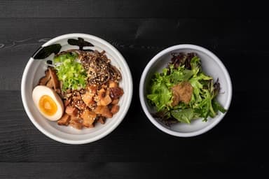 Pork Chashu Bowl & Salad*