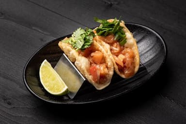 Salmon Poke Tacos* (2 pcs)