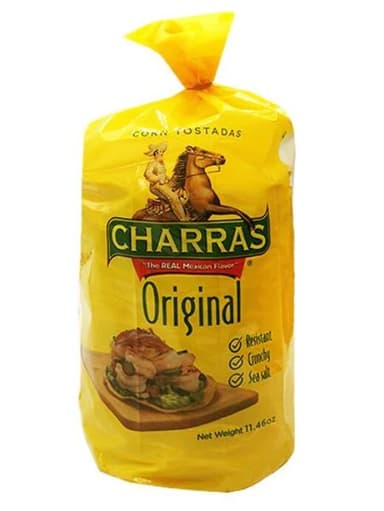 Charras tostadas corn original