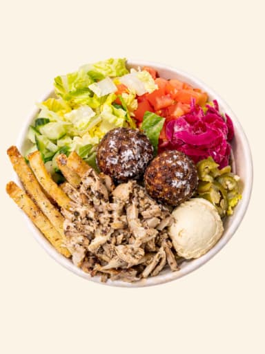 Grilled Chicken Souvlaki Bowl