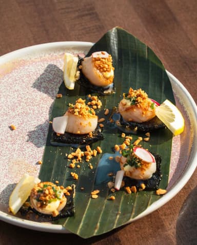 Pan Seared Scallops ★