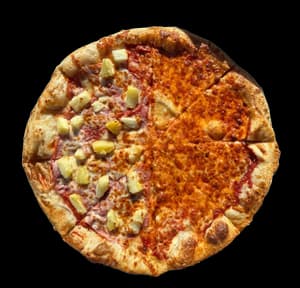 1/2 Island Pie & 1/2 Formaggio The Grate