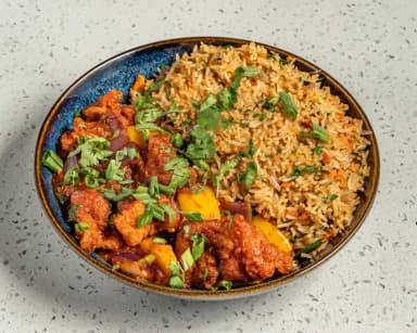 Indo-Chinese Rice Bowl