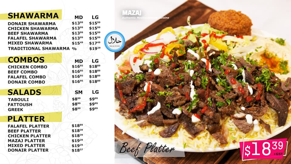 Mazaj Mediterranean Cuisine — dining room photo 1